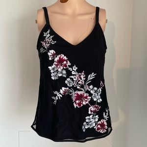 White House black market embroidered Tank